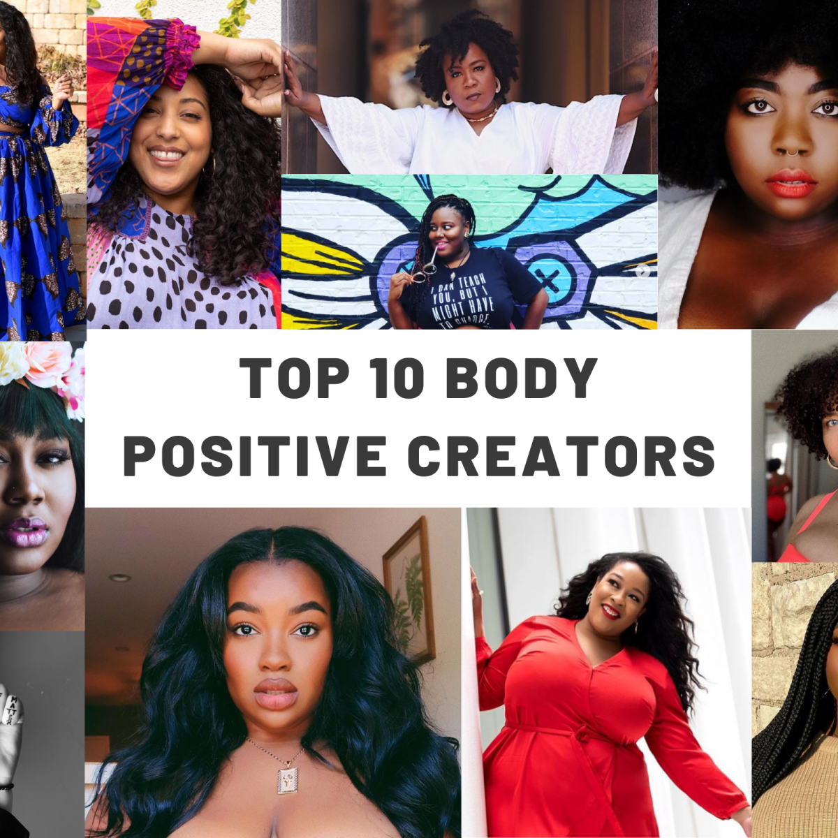 Top 10 Body positive creators to&nbsp;follow